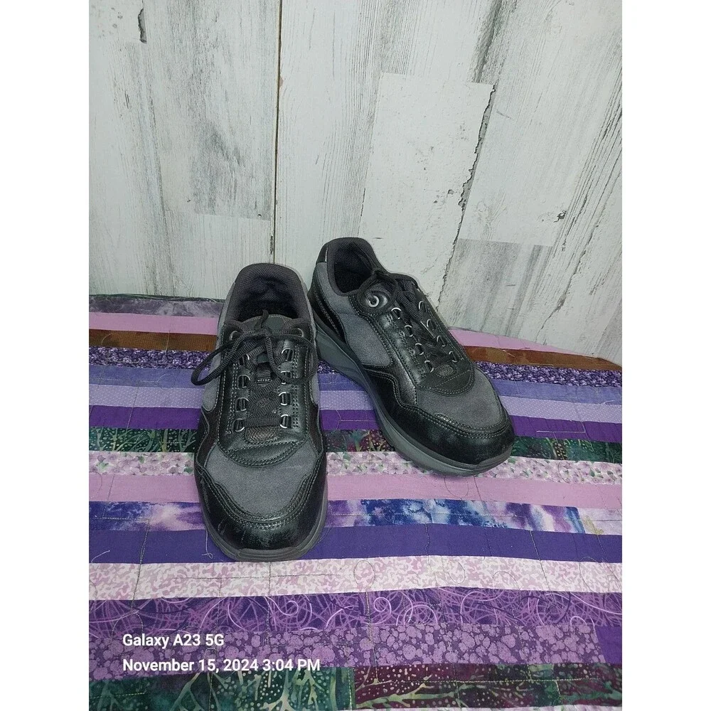 Joya Tina II Dark Grey Leather Comfort Shoes Womens sz EUR 39 / US 8 / UK 5.5
